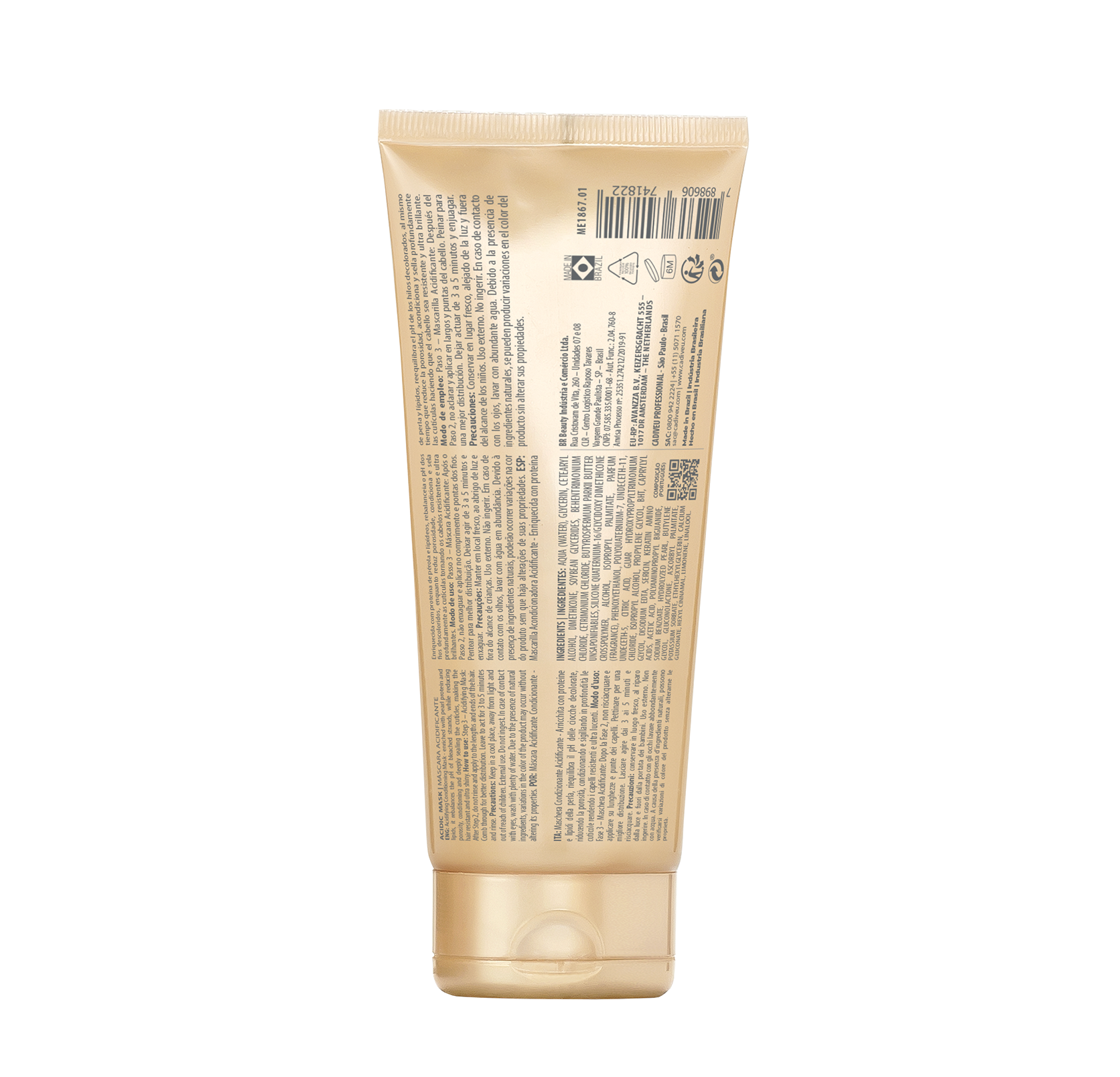 Cadiveu Professional Blonde Reconstructor Máscara Acidificante 200Ml