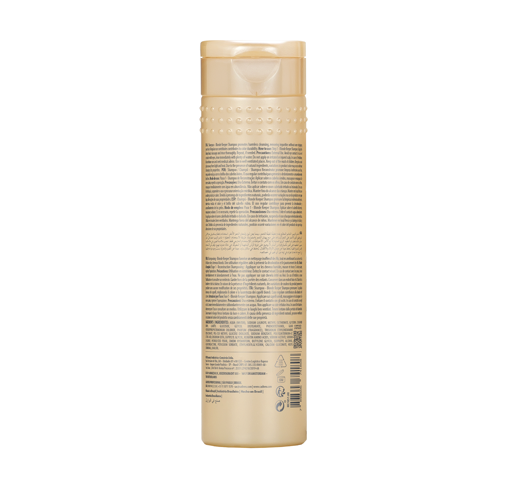 Cadiveu Professional Blonde Reconstructor Shampoo Blonde Keeper 250ml