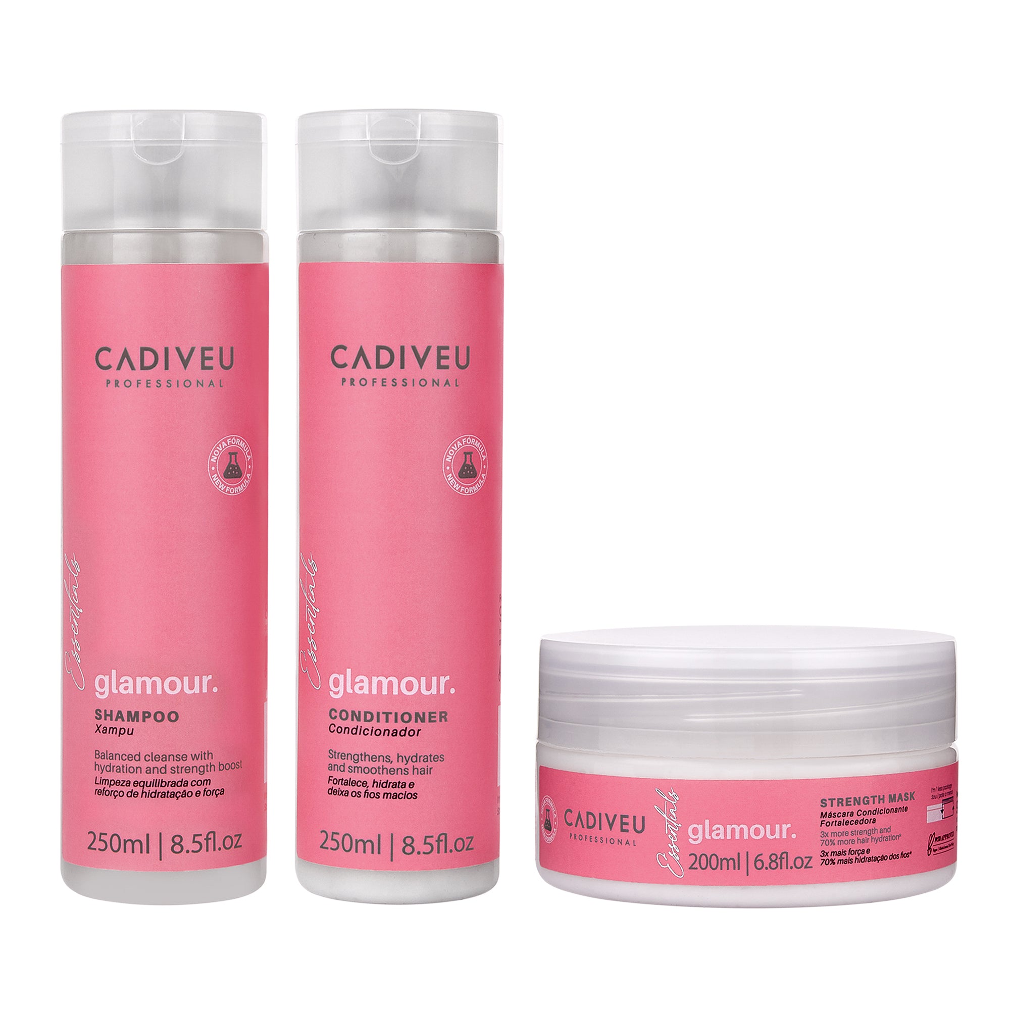 Kit Cadiveu Essentials Glamour (3 Produtos)