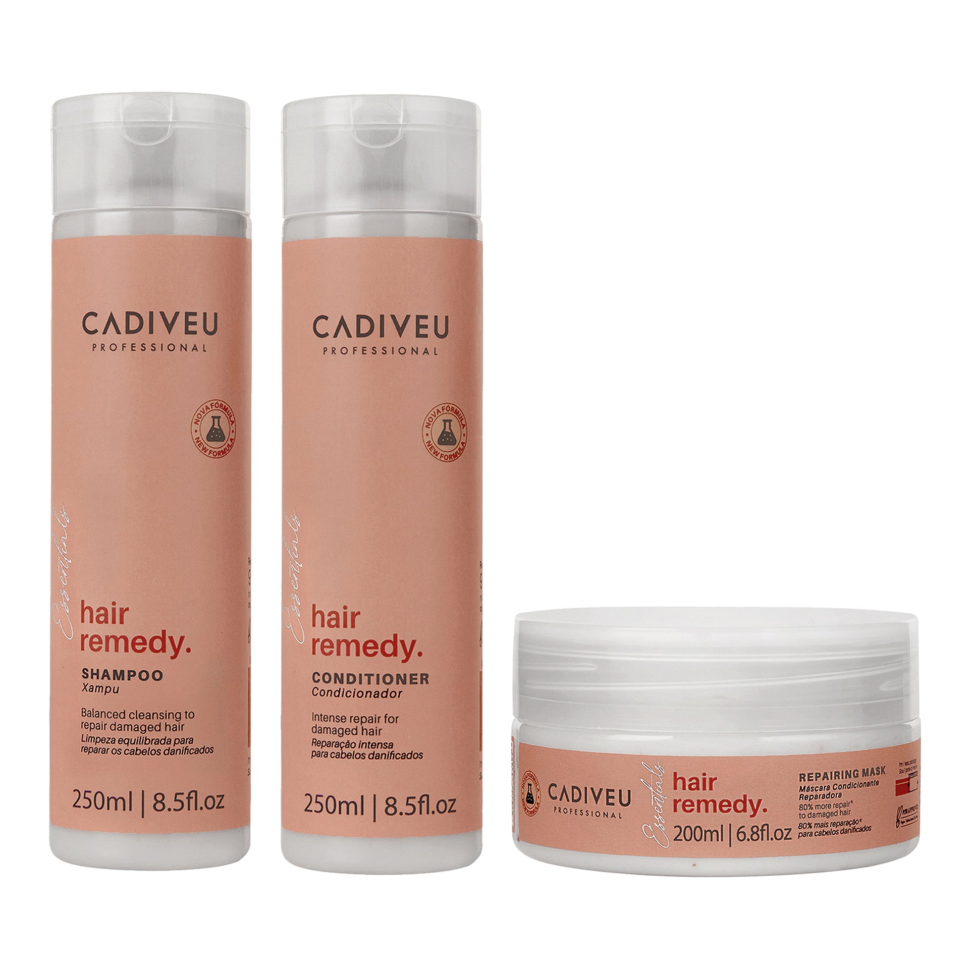 Kit Cadiveu Essentials Hair Remedy (3 Produtos)