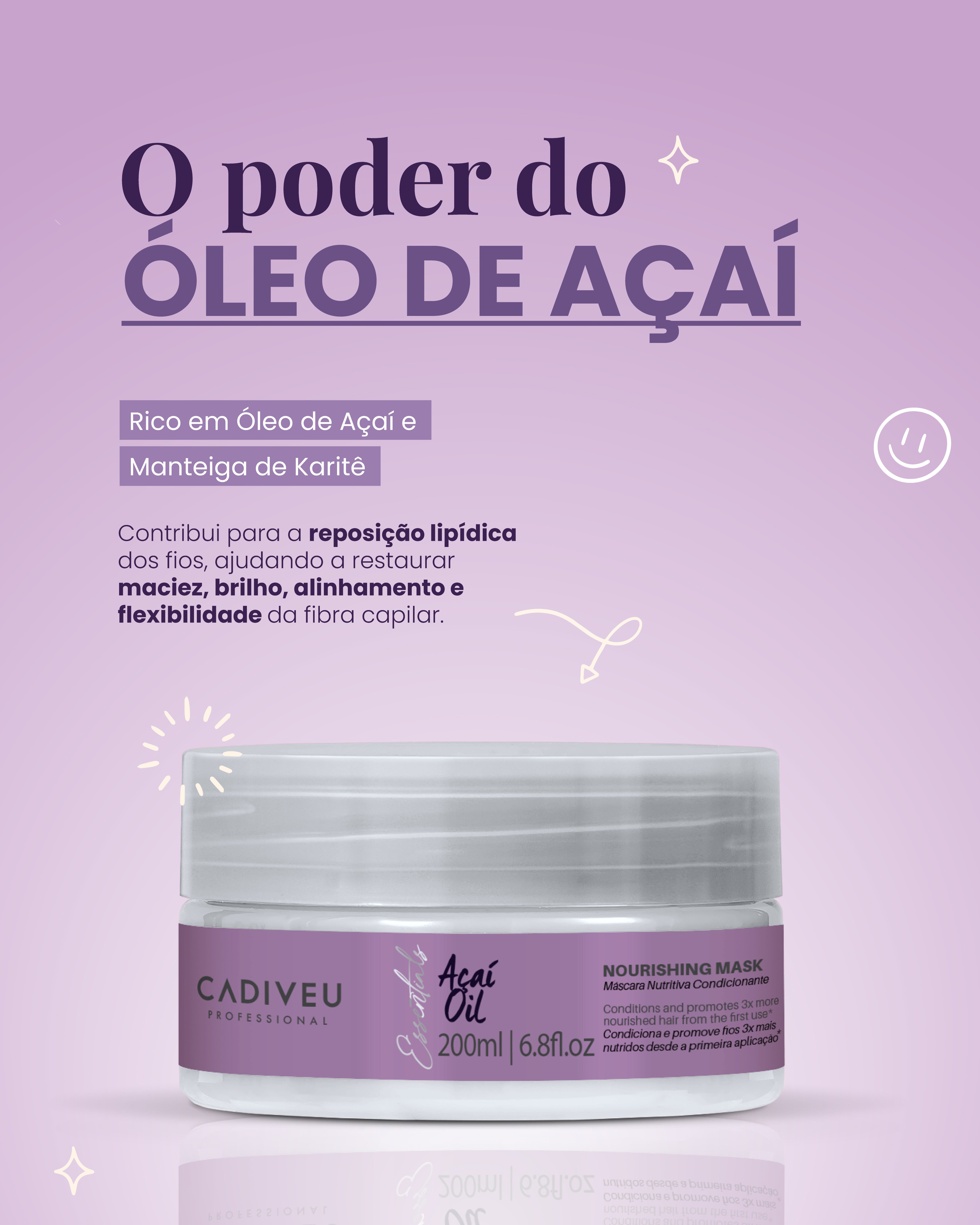 Cadiveu Essentials Açaí Oil Máscara 200ml