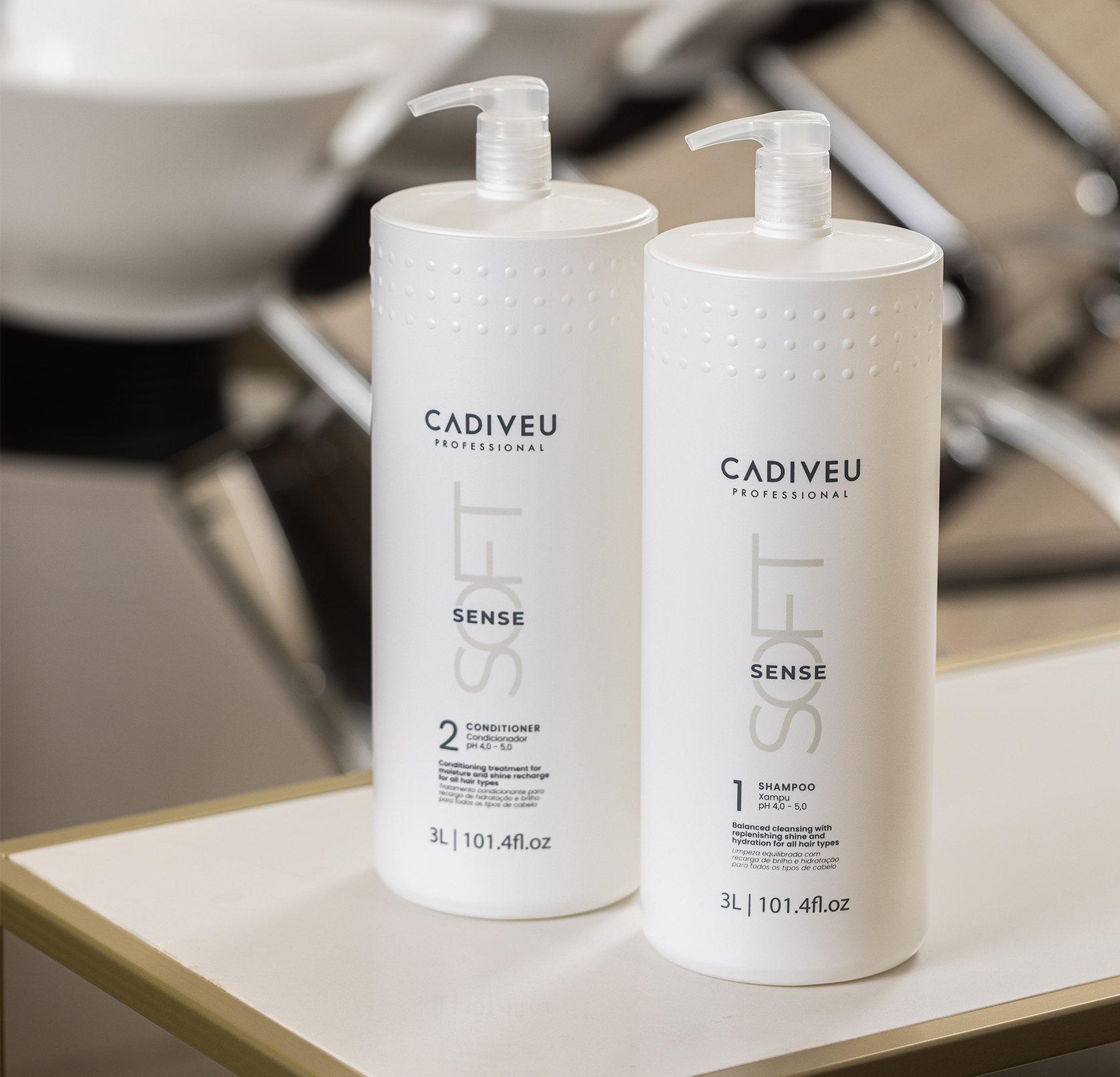 Kit Cadiveu Professional Soft Sense Shampoo 3L + Condicionador 3L