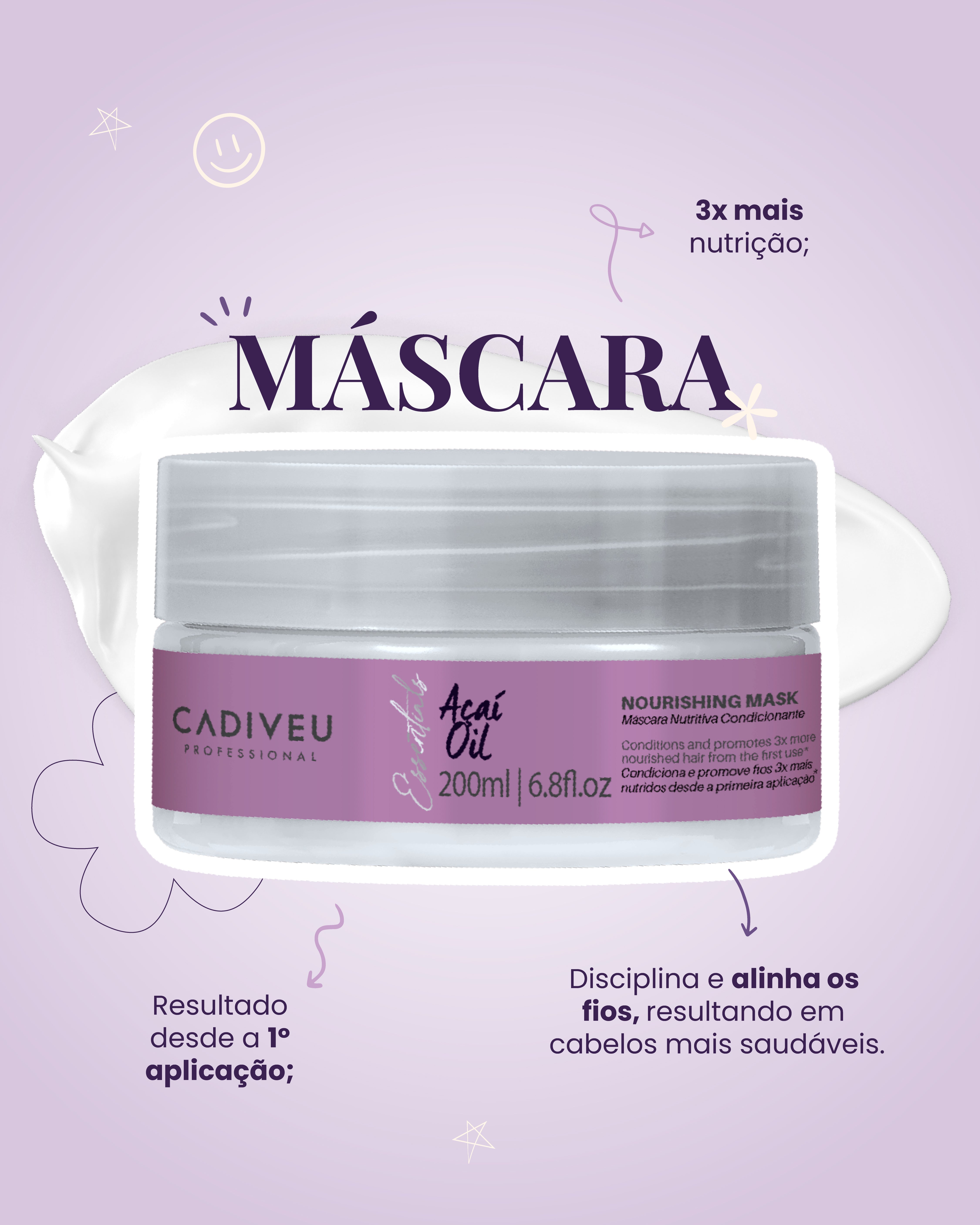 Cadiveu Essentials Açaí Oil Máscara 200ml