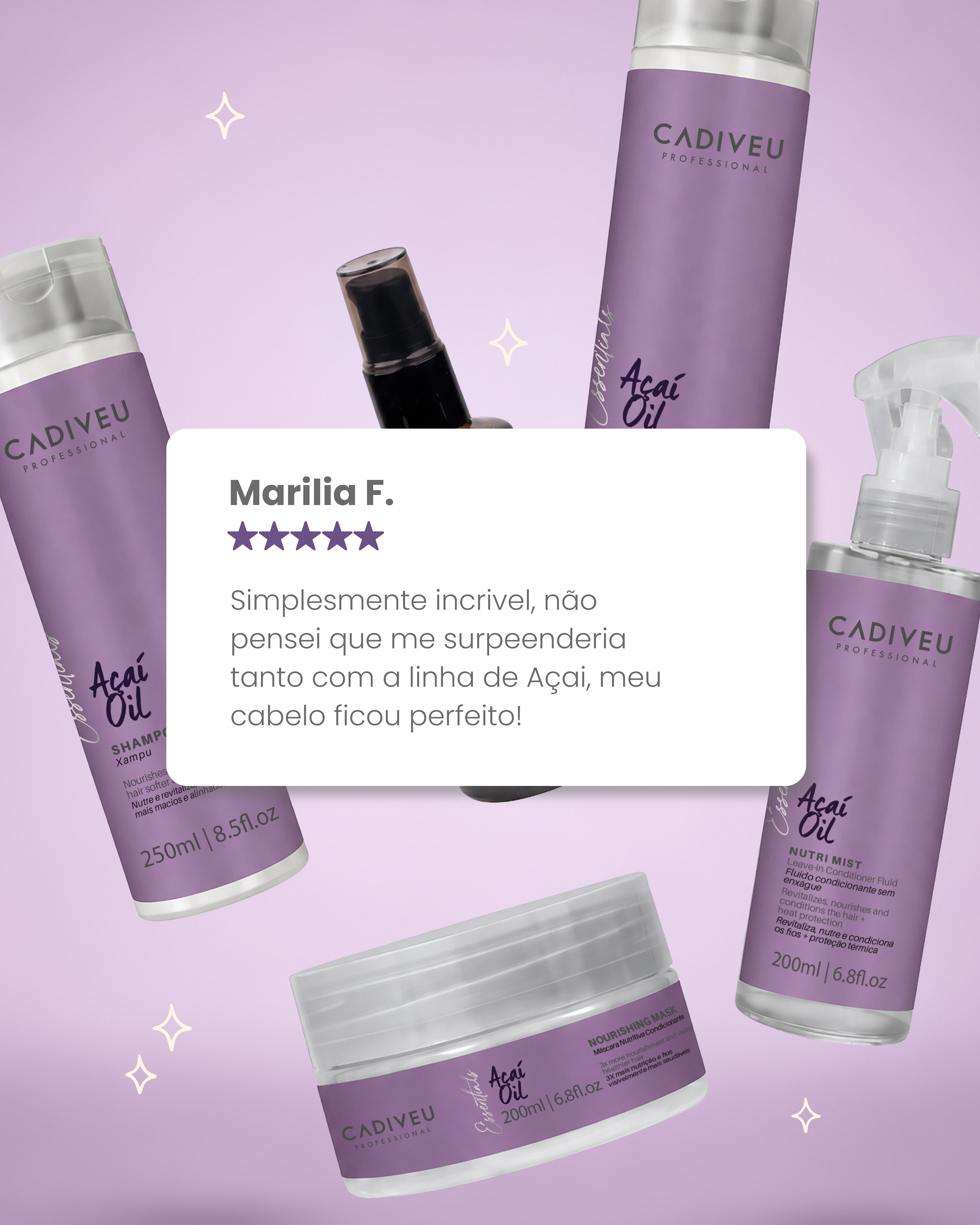 Cadiveu Essentials Açaí Oil Shampoo 200ml