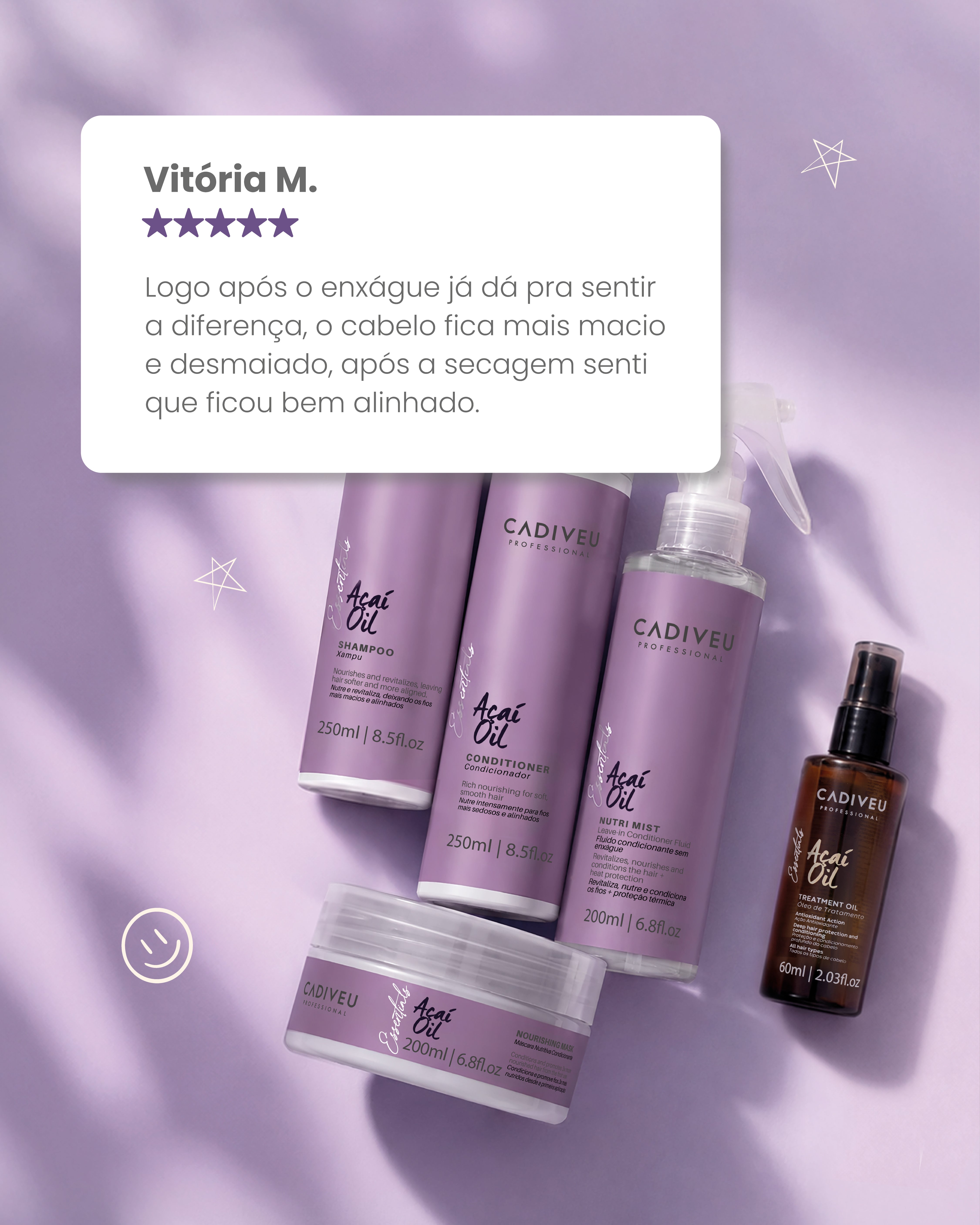 Cadiveu Essentials Açaí Oil Máscara 200ml
