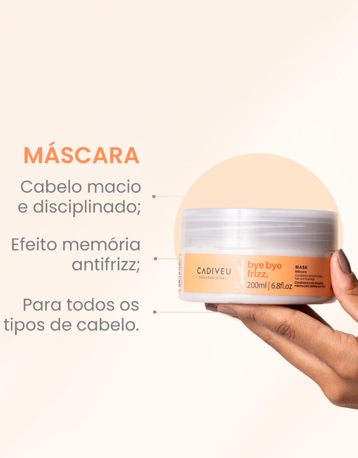 Cadiveu Essentials Bye Bye Frizz Máscara 200ml