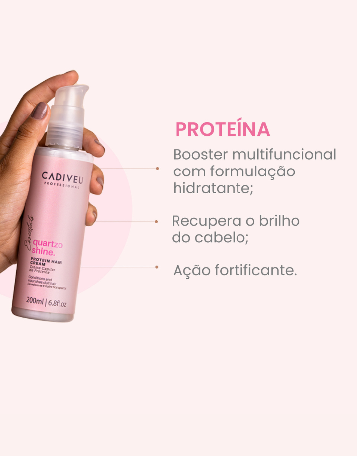 Cadiveu Essentials Quartzo Shine Proteína De Quartzo Condicionante 200ml