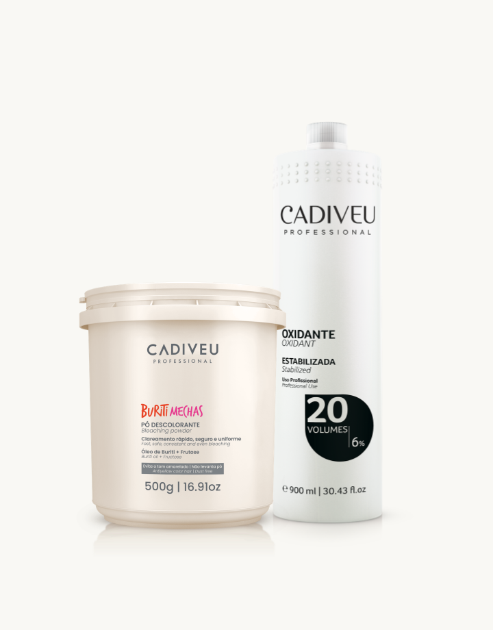 Kit Buriti Mechas 500g + OX 20 Volumes 900ml