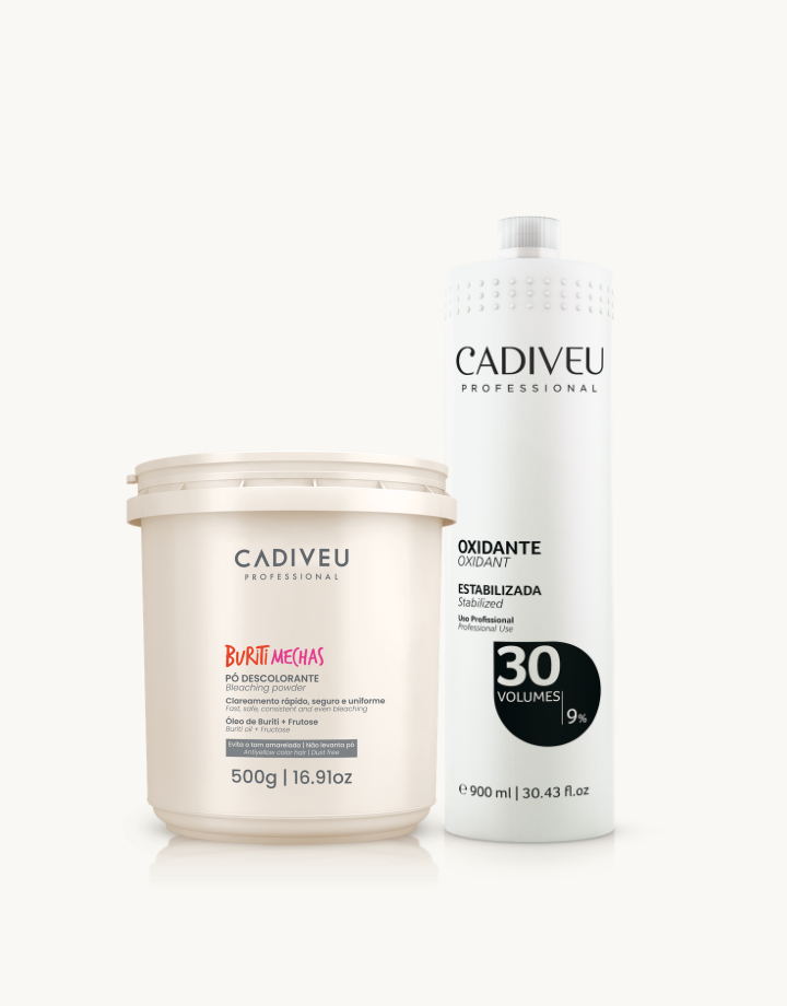 Kit Buriti Mechas 500g + OX 30 Volumes 900ml