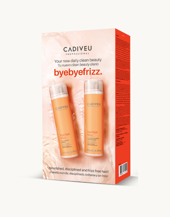 Cadiveu Essentials Bye Bye Frizz Kit de Limpeza Shampoo e Condicionador 250ml