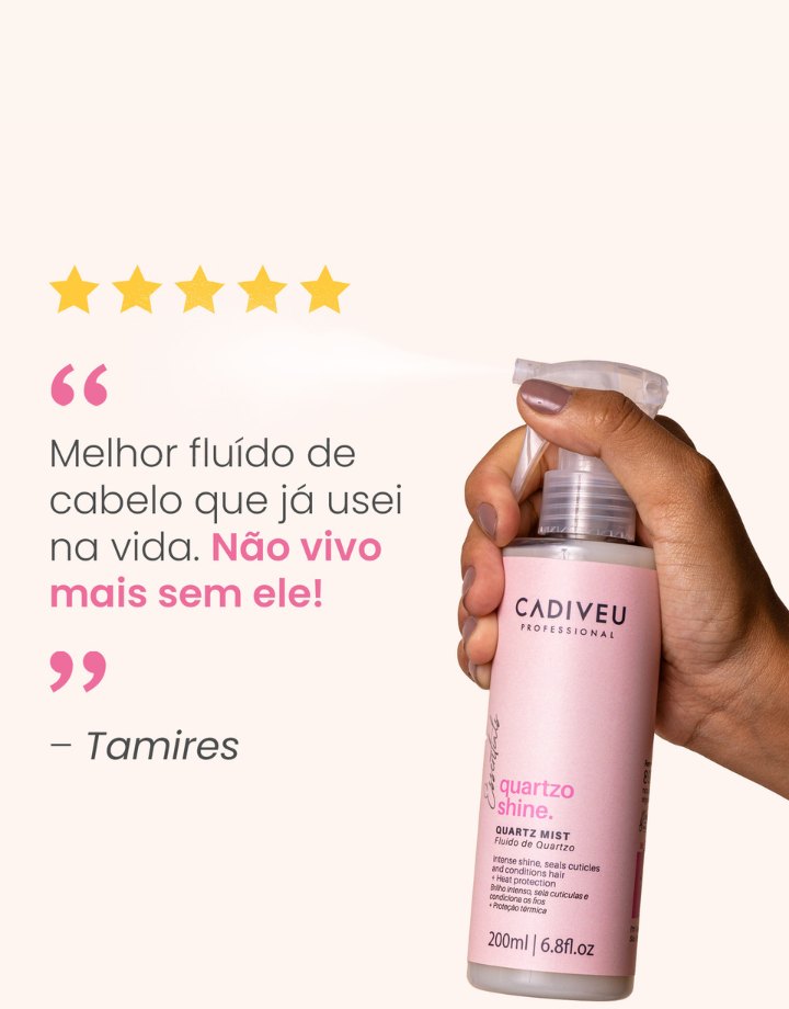 Cadiveu Essentials Quartzo Shine Leave-in Fluido de Quartzo Condicionante 200ML