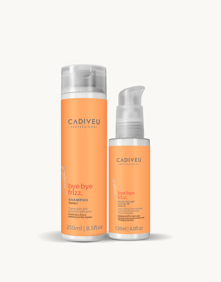 Kit Cadiveu Essentials Bye Bye Frizz Shampoo 250ml + Leave-in 120ml