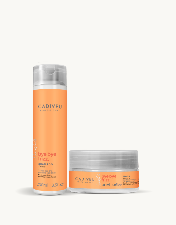 Kit Cadiveu Essentials Bye Bye Frizz Shampoo 250ml + Máscara 200g
