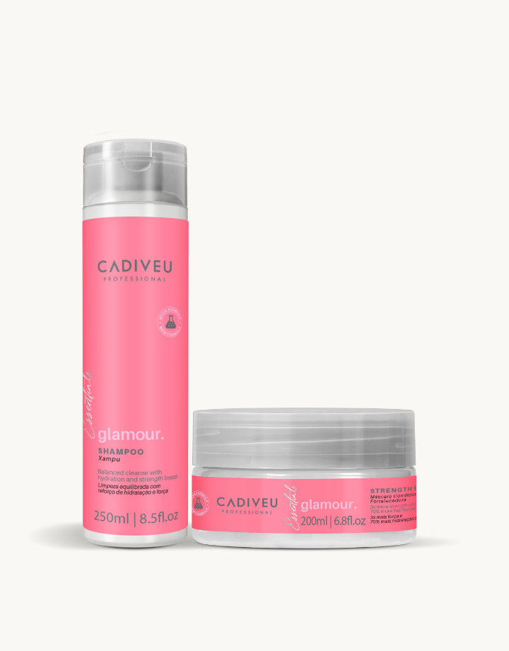 Kit Cadiveu Essentials Glamour Shampoo 250ml + Máscara 200g