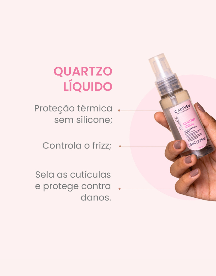 Cadiveu Essentials Quartzo Shine Quartzo Líquido Condicionante 65ml