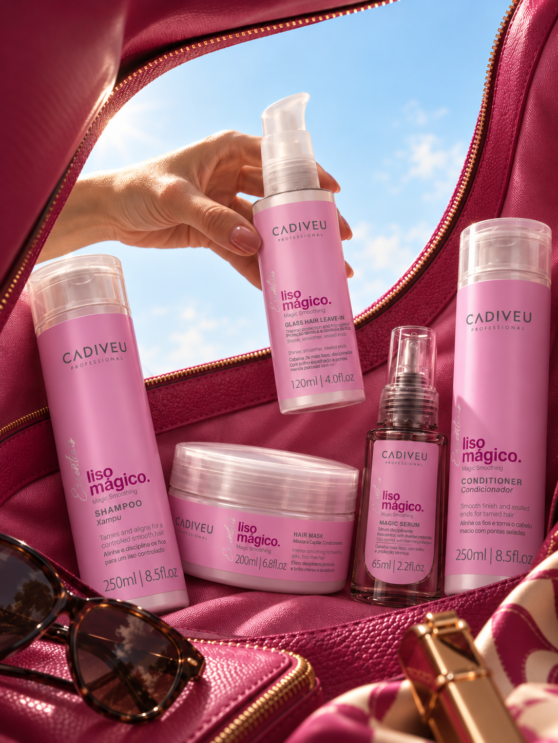 KIT Cadiveu Essentials Liso Mágico Completo