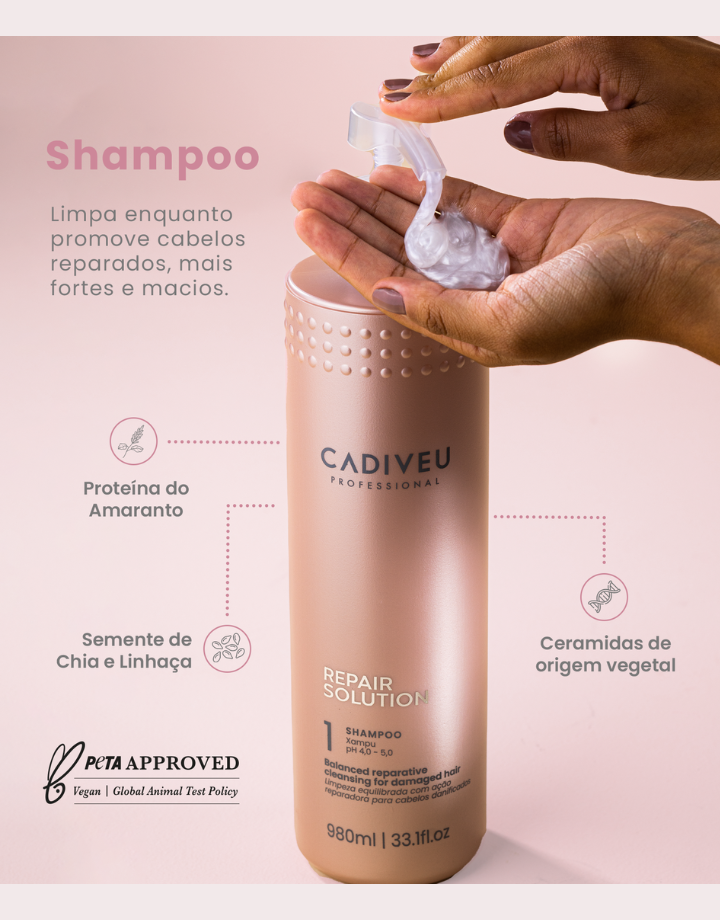 Cadiveu Professional Shampoo Repair Solution 980ml