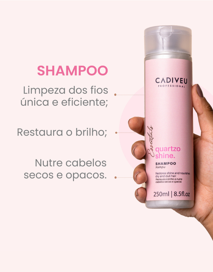 Cadiveu Professional Essentials Quartzo Shine Shampoo 250ml