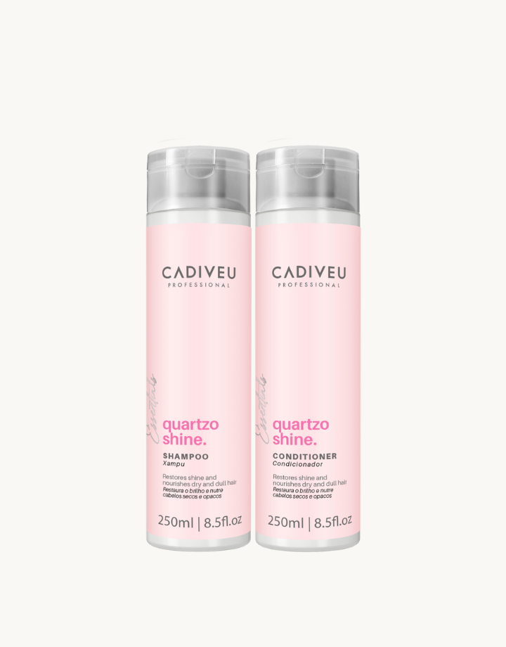 Kit Cadiveu Essentials Quartzo Shine Shampoo 250ml + Condicionador 250ml