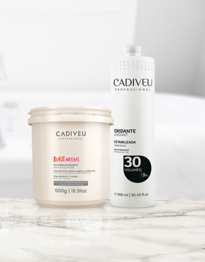 Kit Buriti Mechas 500g + OX 30 Volumes 900ml