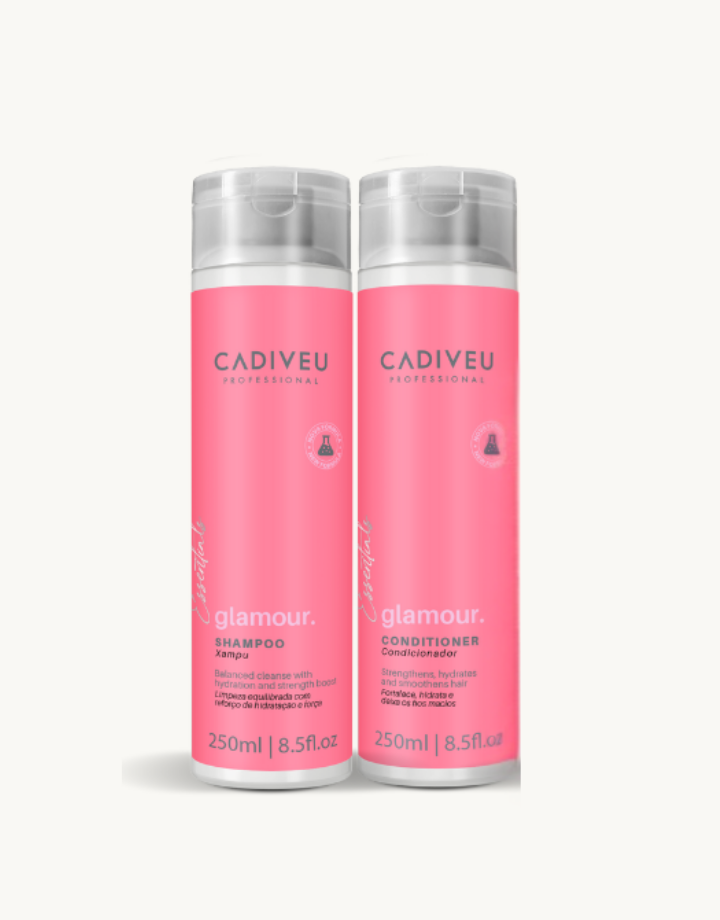 Kit Cadiveu Essentials Glamour Shampoo 250ml + Condicionador 250ml