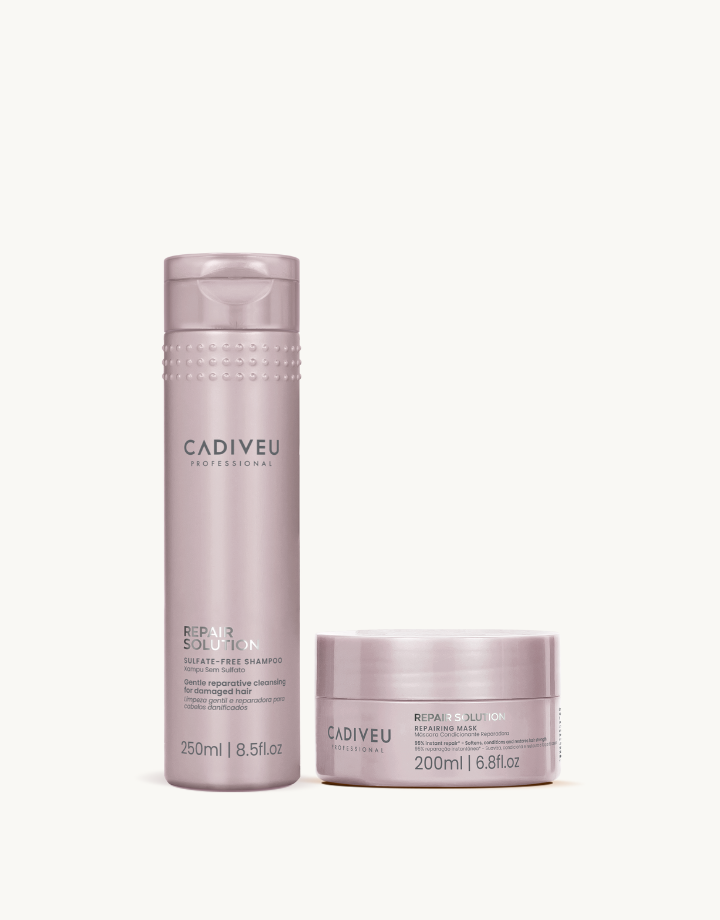 Kit Repair Solution Shampoo 250ml + Máscara 200g