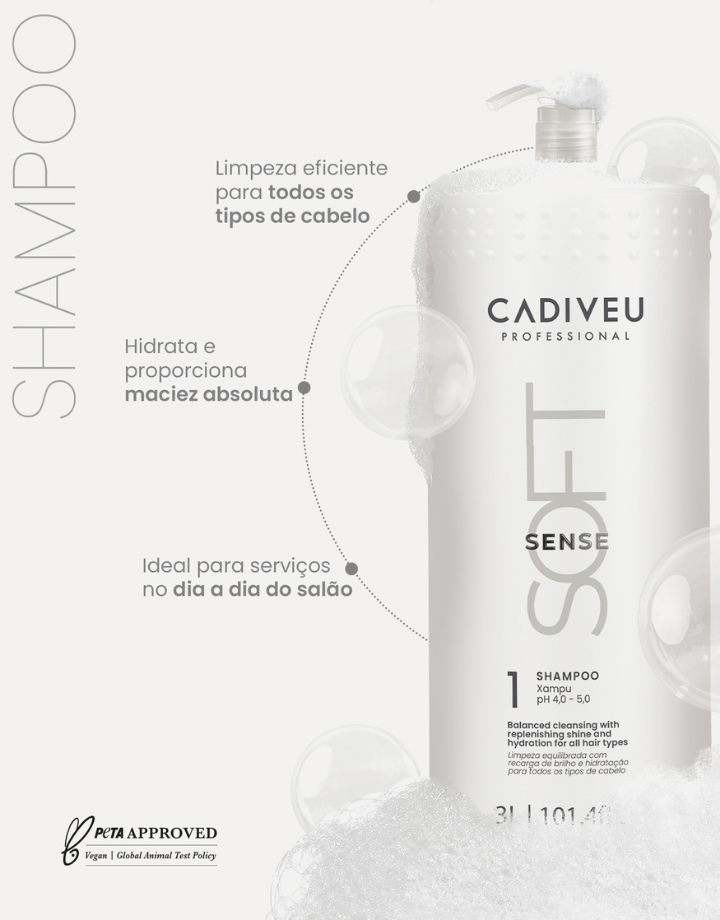 Cadiveu Professional Shampoo Soft Sense 3L