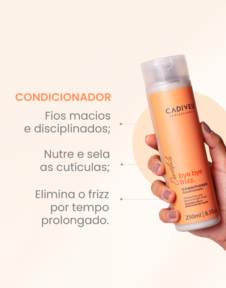 Cadiveu Essentials Bye Bye Frizz Condicionador 250ml