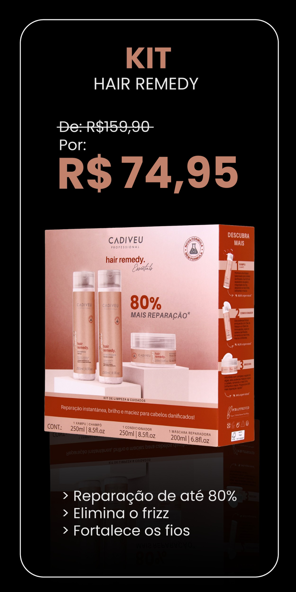 <p>KIT Home Care Hair Remedy</p>