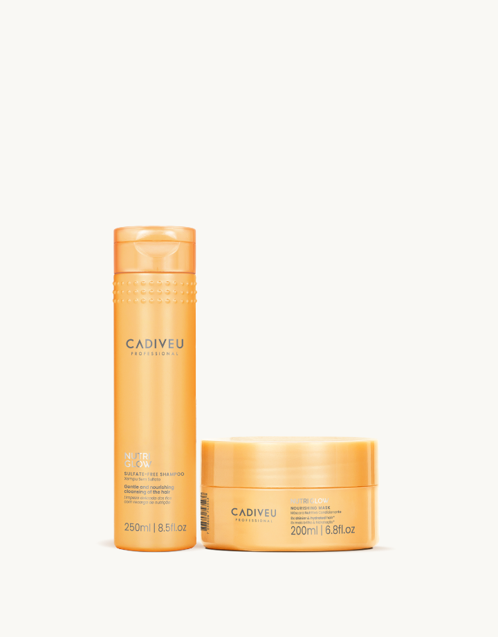 Kit Cadiveu Professional Nutri Glow Shampoo 250ml+ Máscara 200g