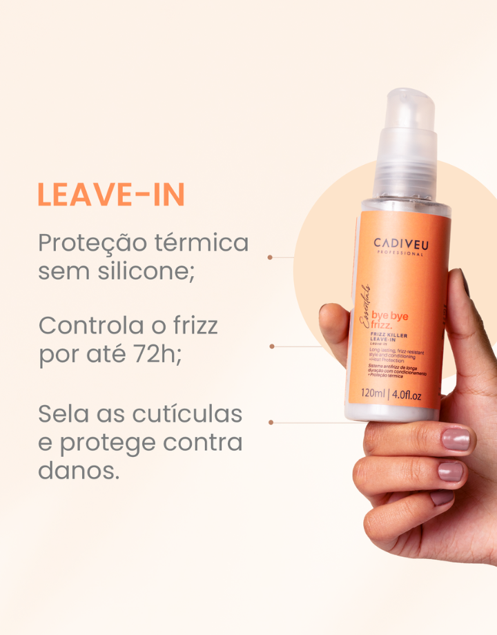 Cadiveu Essentials Bye Bye Frizz Leave-in Condicionante 120ml