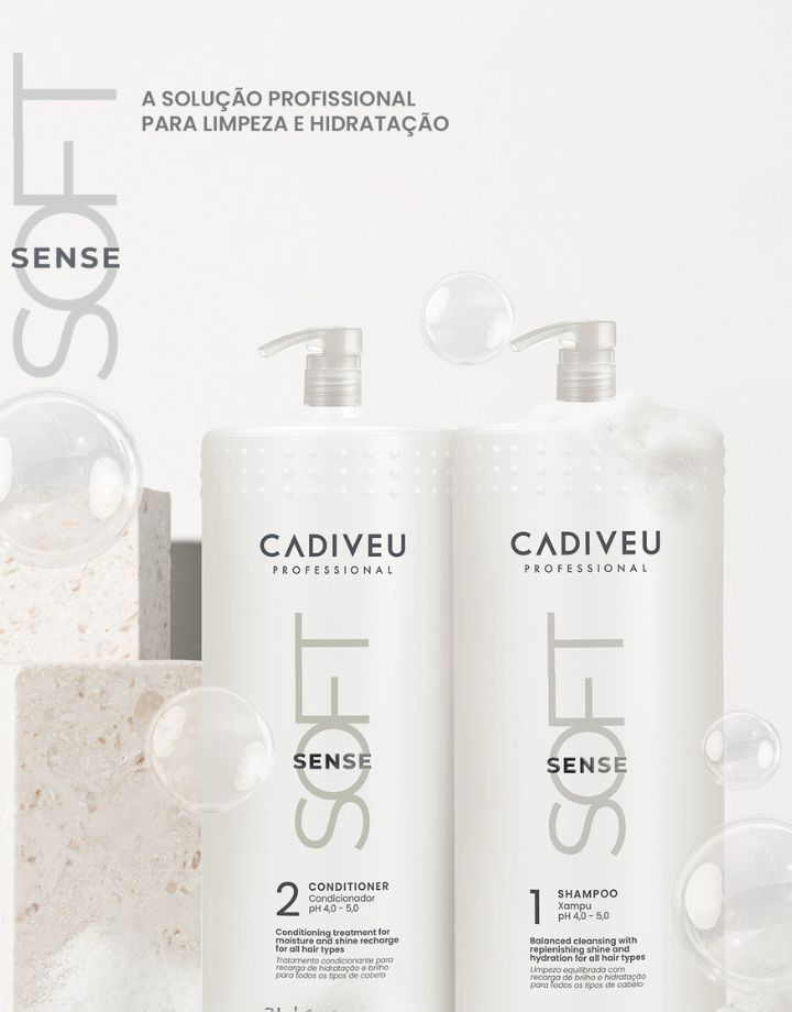 Kit Cadiveu Professional Soft Sense Shampoo 3L + Condicionador 3L