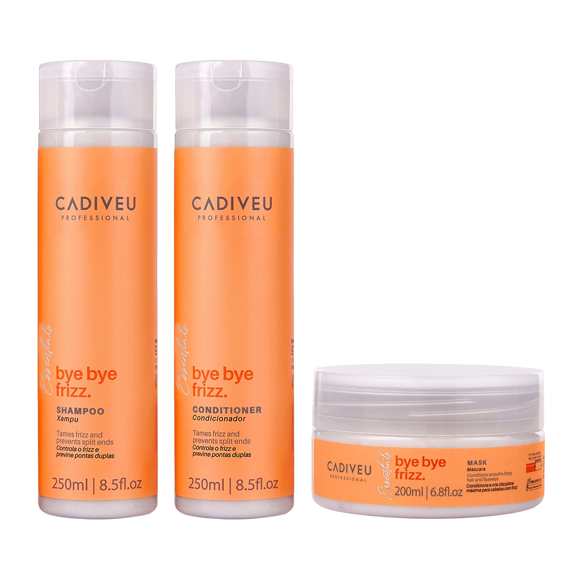 Kit Cadiveu Essentials Bye Bye Frizz (3 produtos)
