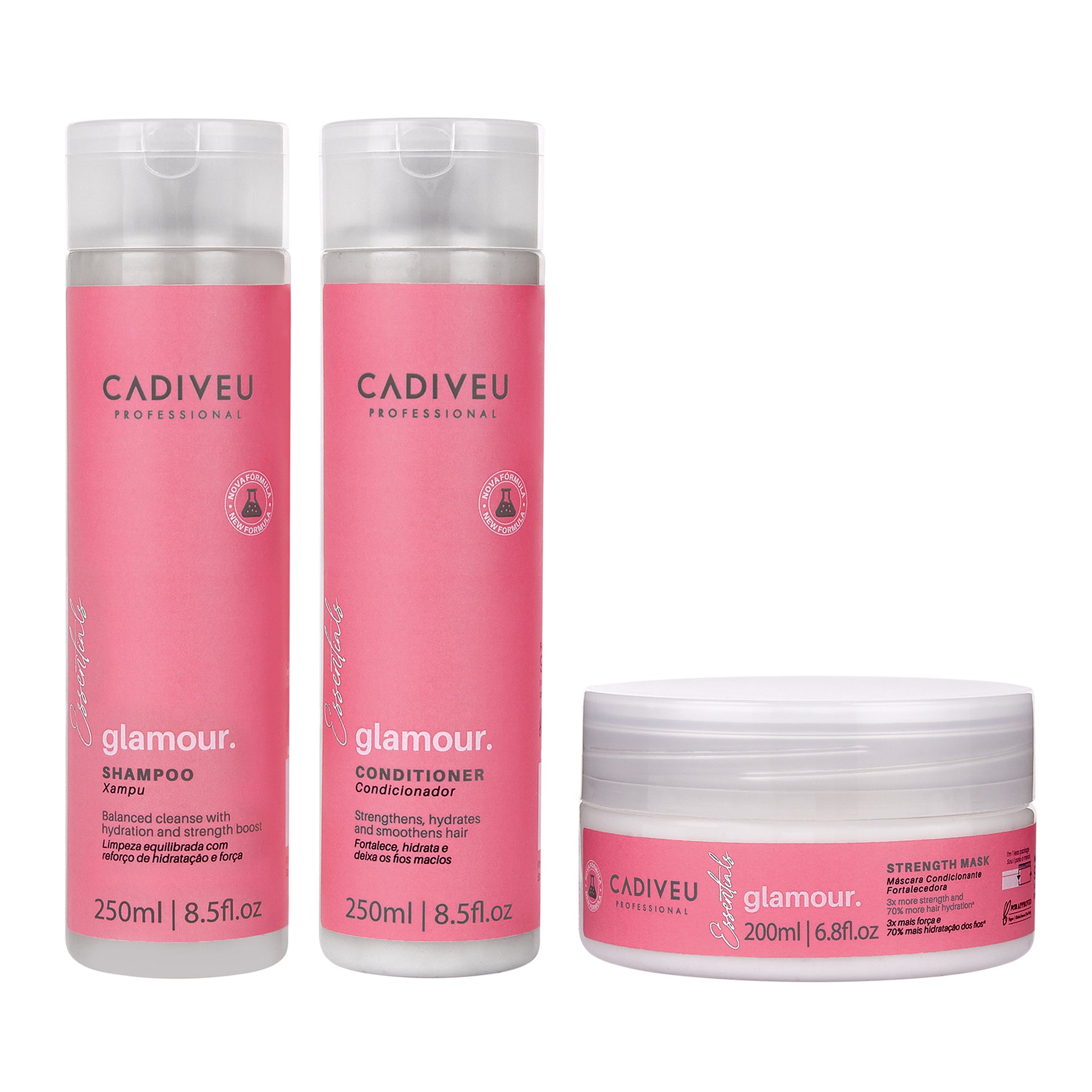 Kit Cadiveu Essentials Glamour (3 Produtos)