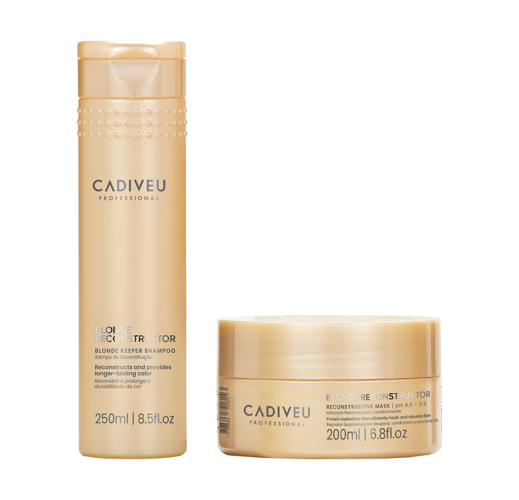 Kit Blonde Reconstructor Shampoo + Máscara Acidificante