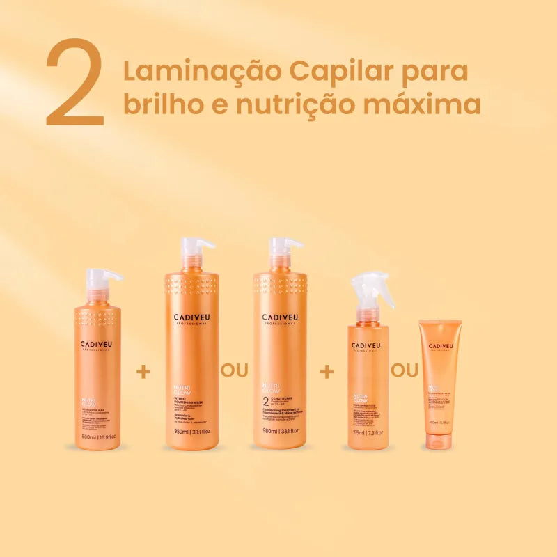 Cadiveu Professional Nutri Glow Protocolo de Laminação Capilar