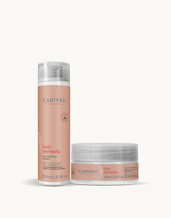 Kit Cadiveu Essentials Hair Remedy Shampoo 250ml + Máscara 200g