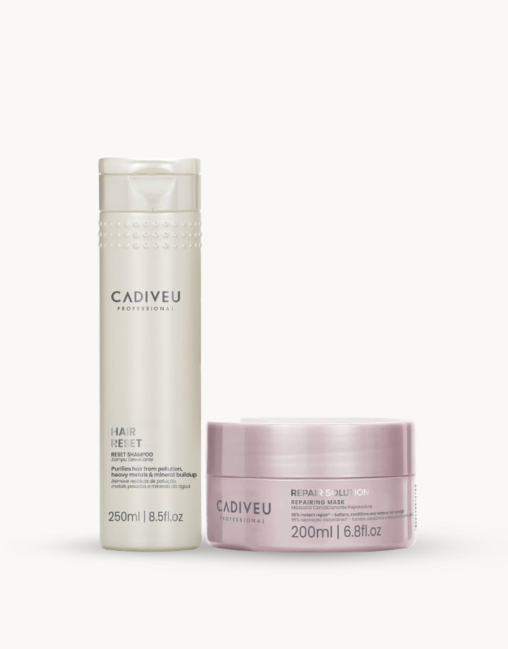 KIT Shampoo Desviciante 250ml + Máscara Repair Solution 200g