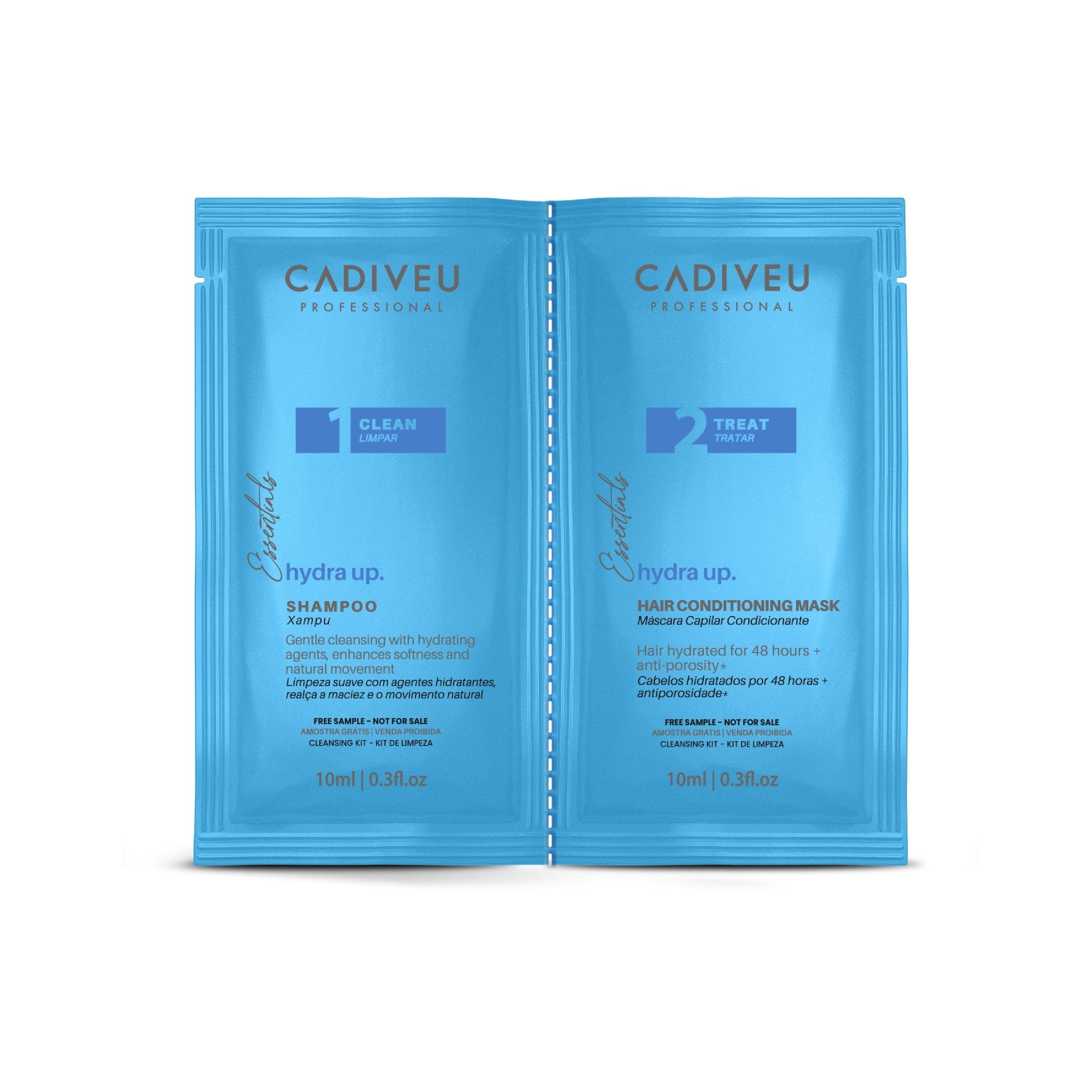CADIVEU ESSENTIALS HU SACHE DUPLO (SH + MASC) 2X10ML